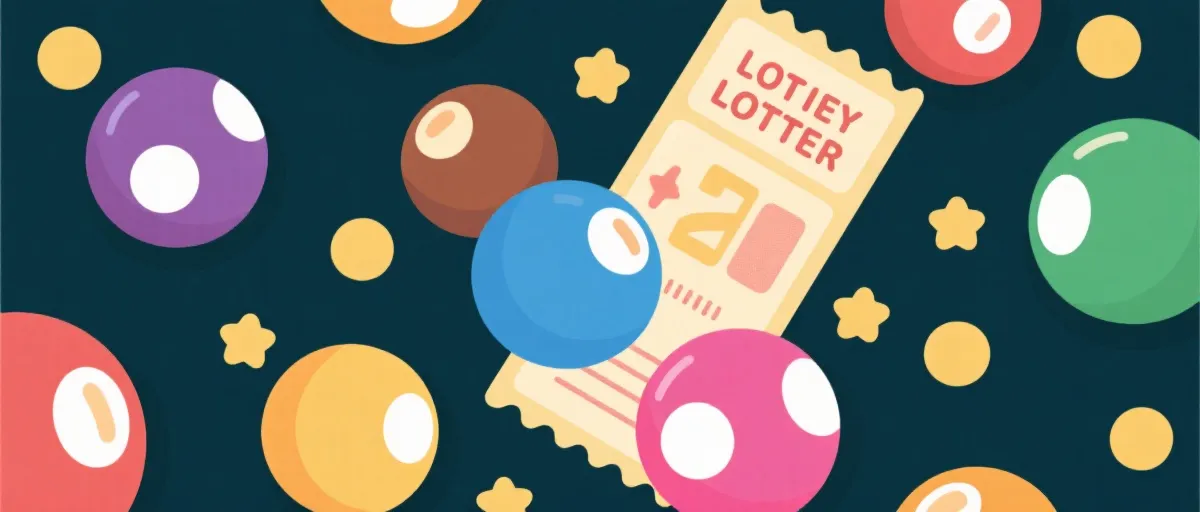 彩票与号码插画