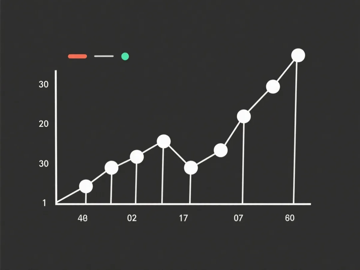 近100期走势图示意